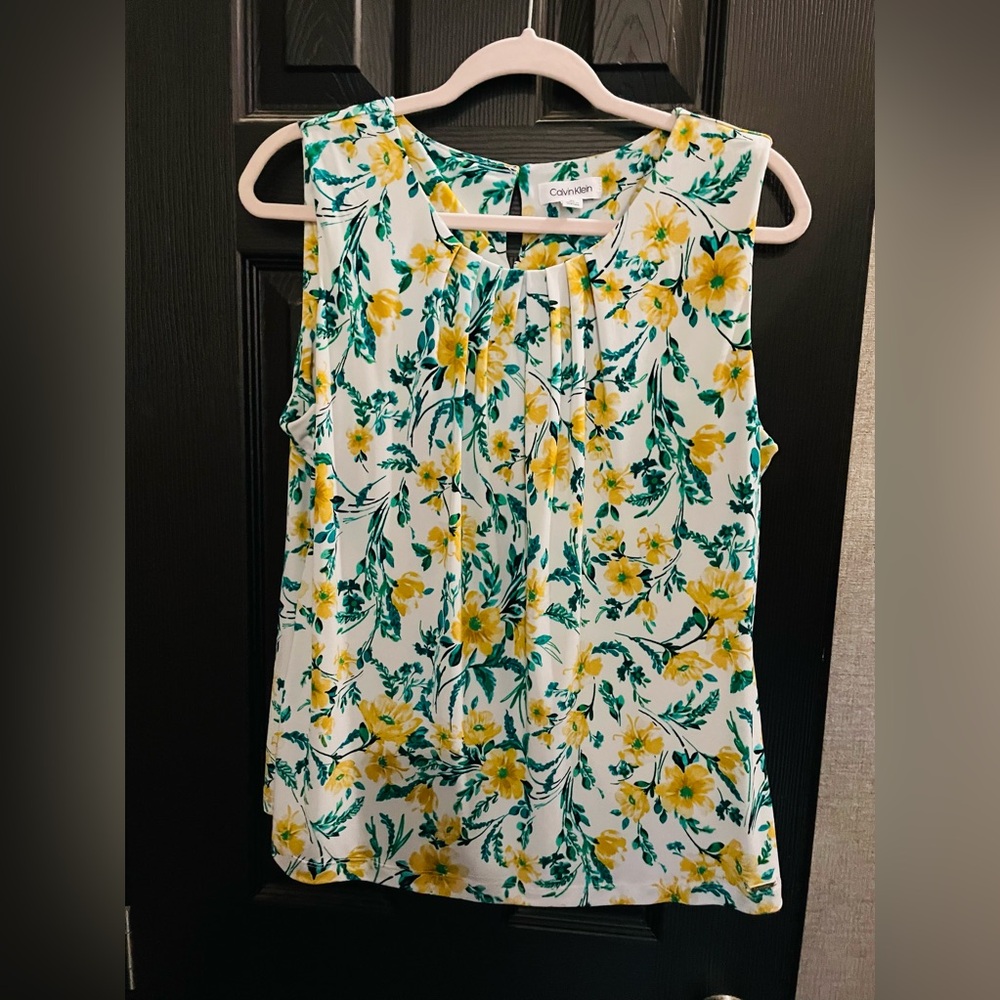 XL Calvin Klein Sleeveless Blouse